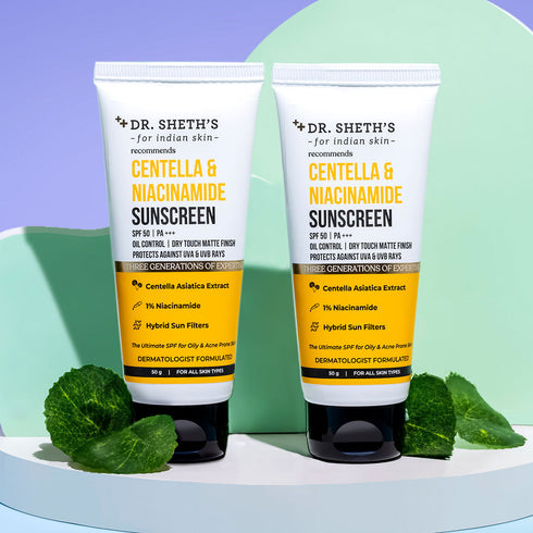 Dr. Sheth's Centella and Niacinamide Sunscreen